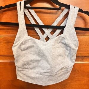 BuffBunny Light Gray Activewear Top